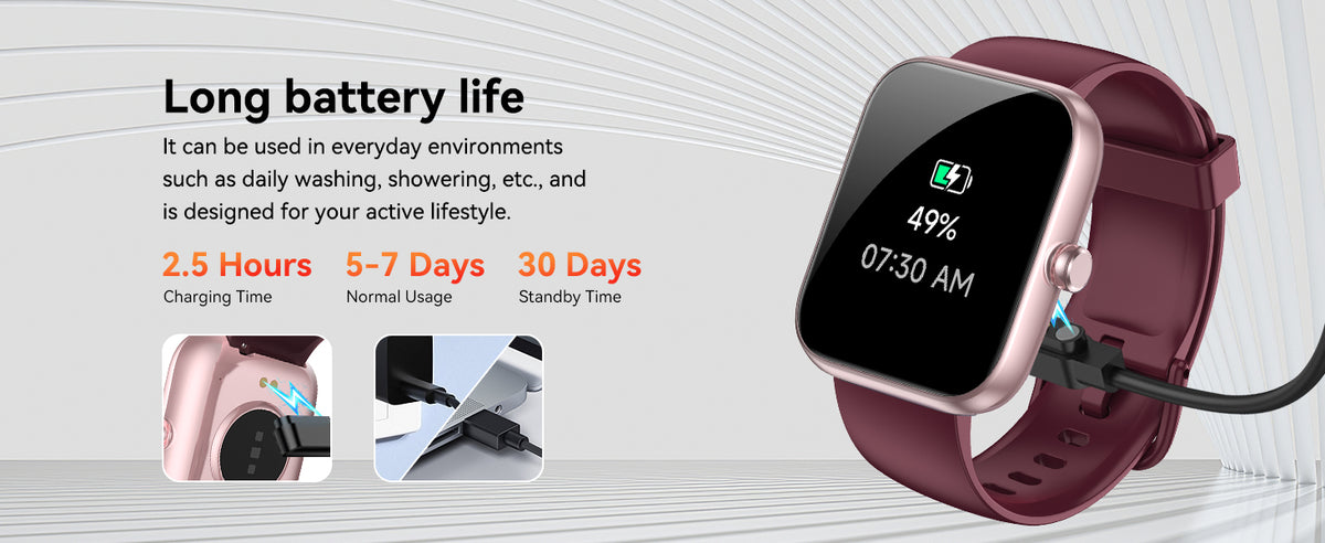 Smart Watch with Alexa Built-in 1.83" HD 2026 Health Fitness Tracker Bluetooth Calls and Notifications 120+ Sport Modes Heart Rate Sleep Monitor Fitness Watch IP68 Waterproof iPhone Android