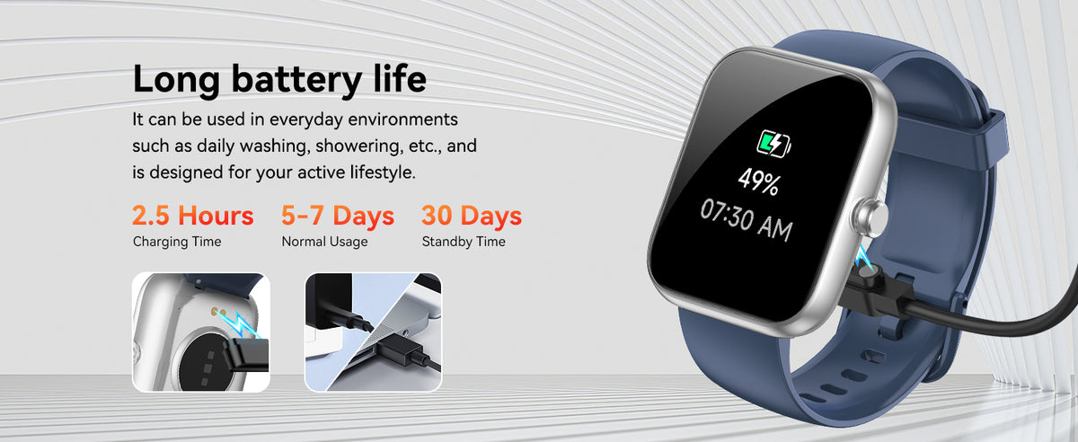 Smart Watch with Alexa Built-in 1.83" HD 2026 Health Fitness Tracker Bluetooth Calls and Notifications 120+ Sport Modes Heart Rate Sleep Monitor Fitness Watch IP68 Waterproof iPhone Android