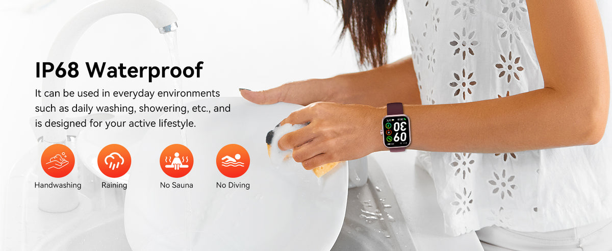 Smart Watch with Alexa Built-in 1.83" HD 2026 Health Fitness Tracker Bluetooth Calls and Notifications 120+ Sport Modes Heart Rate Sleep Monitor Fitness Watch IP68 Waterproof iPhone Android