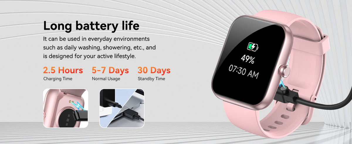 Smart Watch with Alexa Built-in 1.83" HD 2026 Health Fitness Tracker Bluetooth Calls and Notifications 120+ Sport Modes Heart Rate Sleep Monitor Fitness Watch IP68 Waterproof iPhone Android