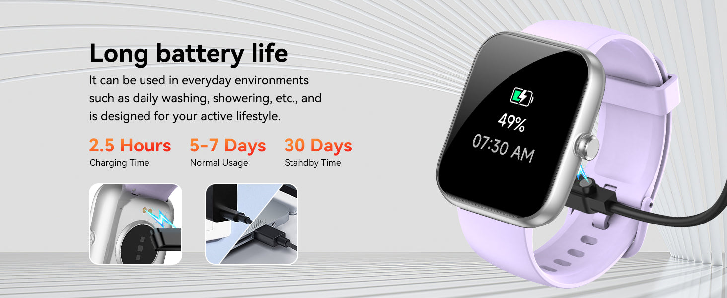 Smart Watch with Alexa Built-in 1.83" HD 2026 Health Fitness Tracker Bluetooth Calls and Notifications 120+ Sport Modes Heart Rate Sleep Monitor Fitness Watch IP68 Waterproof iPhone Android
